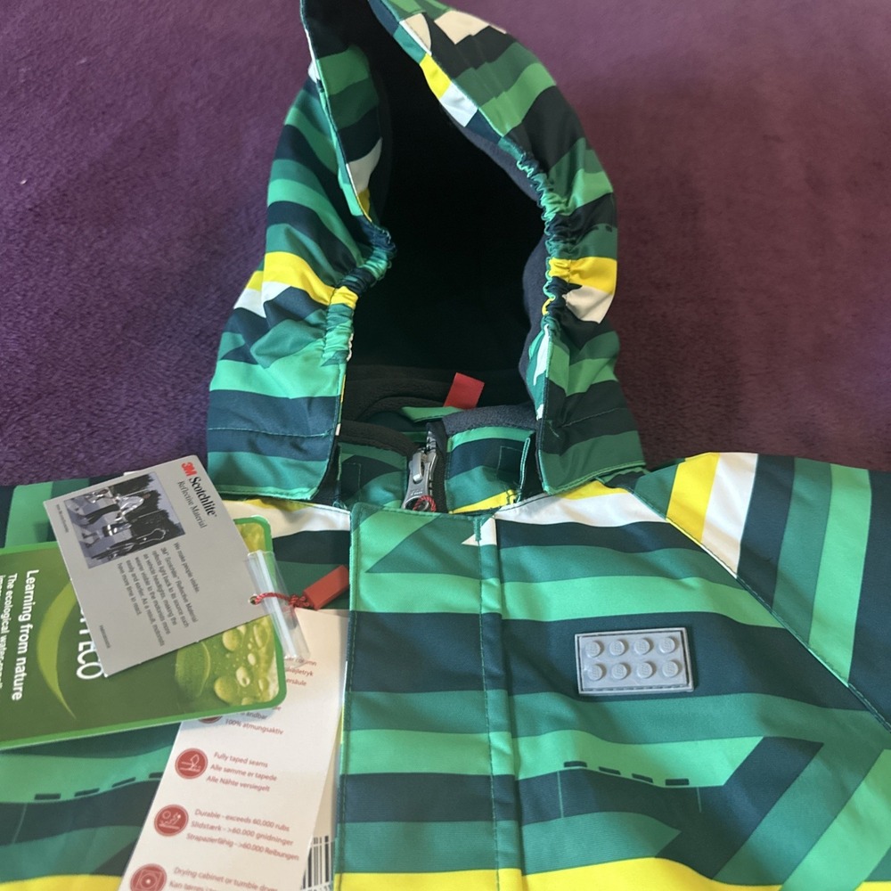 LEGO Wear Size EU 80/12-18 Months Julian 709 Snowsuit Dark Green Ski Outdoor - Picture 9 of 16